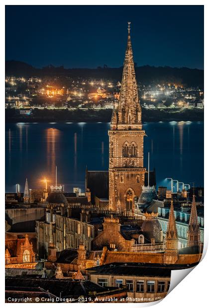 St Pauls Cathedral - Dundee Print by Craig Doogan