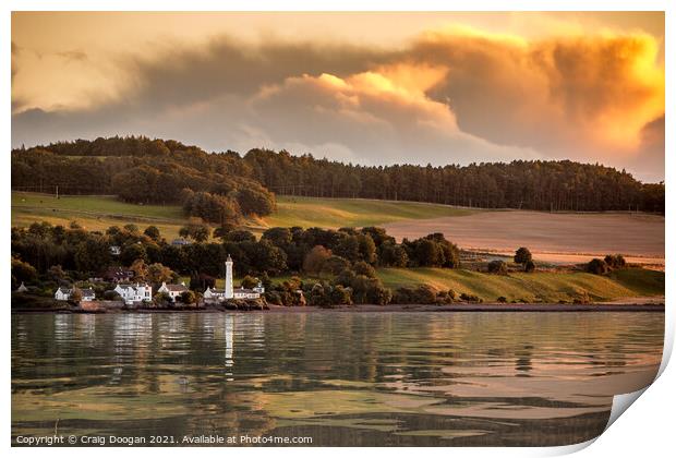 Tayport High Lighthouse - Scotland Print by Craig Doogan