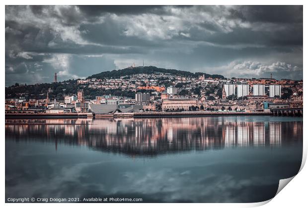 Dundee Reflections Print by Craig Doogan