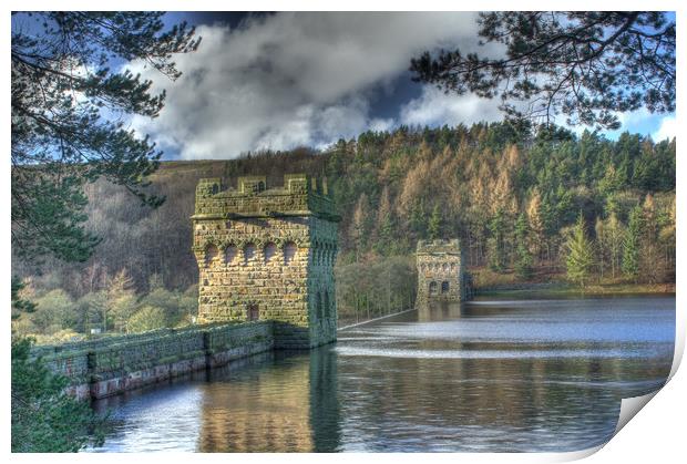 Howden Dam Print by Pete Biggin