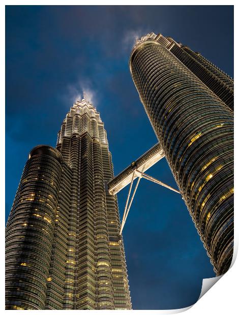Petronas Towers Print by Peter Walmsley