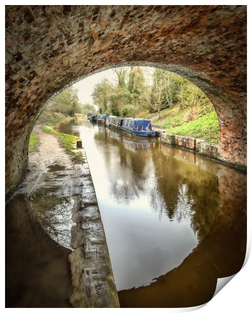  Winter on the Canal Print by Peter Walmsley
