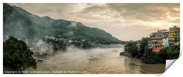 Rishikesh Print by Peter Walmsley