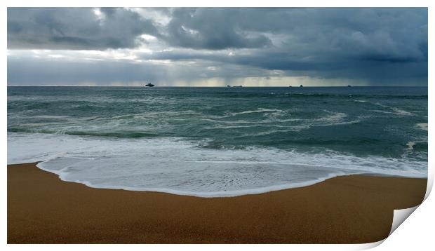 Morning on the Beach at Umhlanga Print by Jeremy Hayden