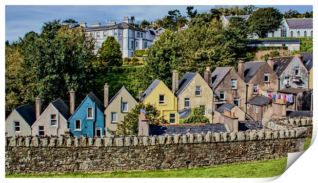 Painted Sisters Back View in Cobh Print by Jeremy Hayden