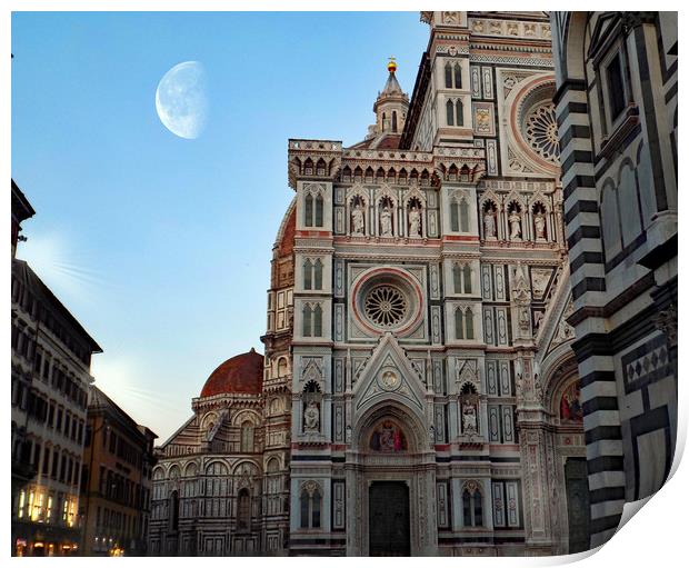 The duomo Firenze Print by paul ratcliffe