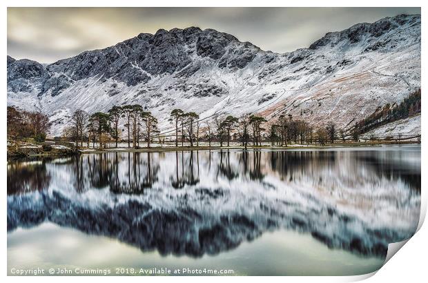 The Buttermere Pines Print by John Cummings