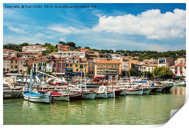 Beautiful Cassis in the Sunshine Print by Paul Cullen