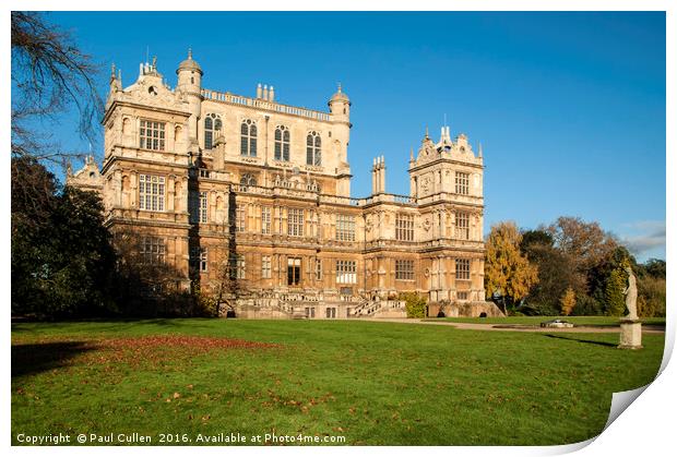 Wollaton Hall  Print by Paul Cullen