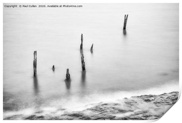 Old Posts in Abstract - Monochrome Print by Paul Cullen