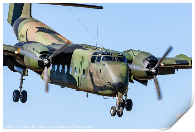 De Havilland Canada DHC-4 Caribou Print by Steve de Roeck