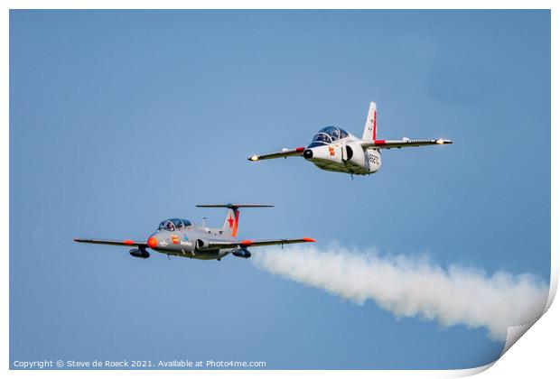 Aermacchi SIAI S211 Print by Steve de Roeck