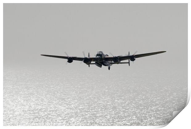 Avro Lancaster - Coasting In Print by Steve de Roeck