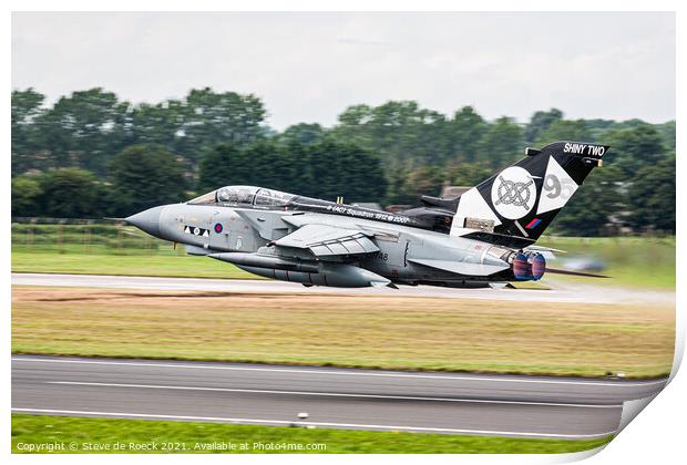 Panavia Tornado Reheat Take Off Print by Steve de Roeck