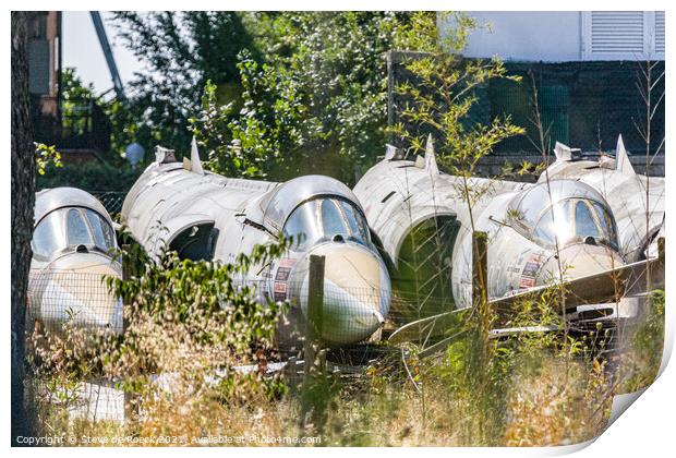 Lockheed Starfighter Print by Steve de Roeck