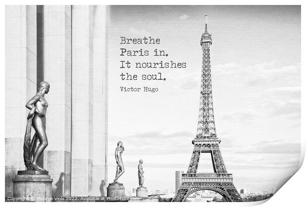 Breathe Paris in Print by Melanie Viola