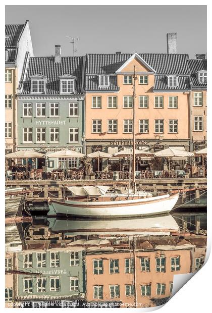 COPENHAGEN VINTAGE Quiet Nyhavn Print by Melanie Viola