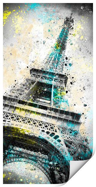 City-Art PARIS Eiffel Tower IV Print by Melanie Viola