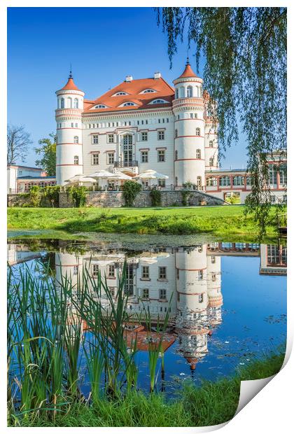 Wojanów Palace near Jelenia Góra Print by Melanie Viola