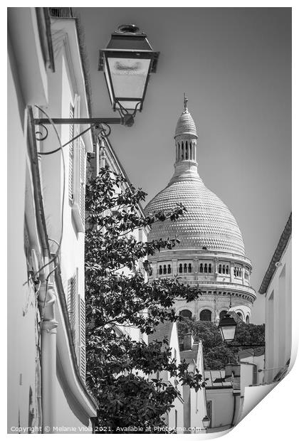 PARIS Montmartre | Monochrome Print by Melanie Viola