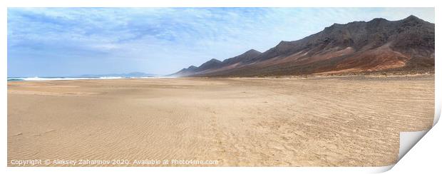 Cofete Beach, Fuerteventura Print by Aleksey Zaharinov