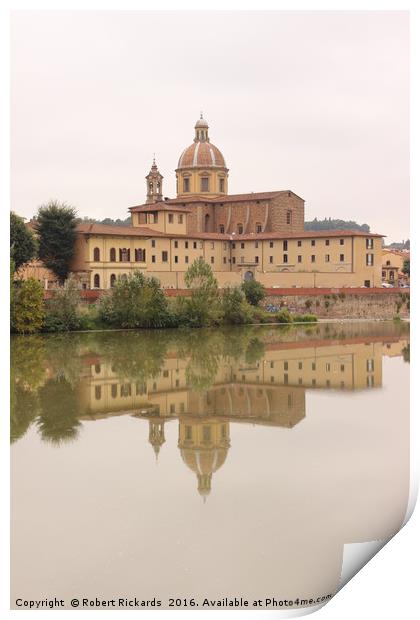 Holy Reflections Print by Robert Rickards