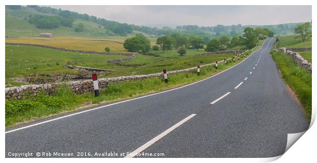The way to the Dales Print by Rob Mcewen