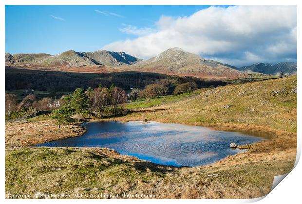 Kelly Hall Tarn  Print by Rob Mcewen