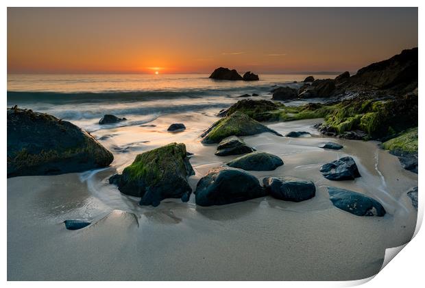 Sublime dawn Print by Michael Brookes