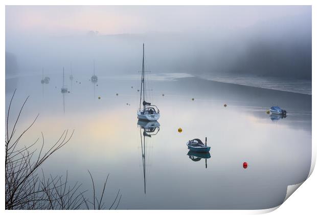 Ghosts in the fog  Print by Michael Brookes