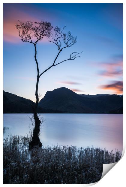 Sunrise at Buttermere Print by George Robertson