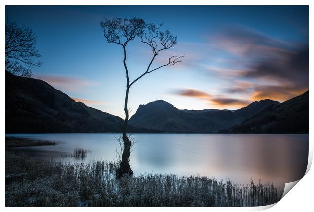 Buttermere sunrise Print by George Robertson