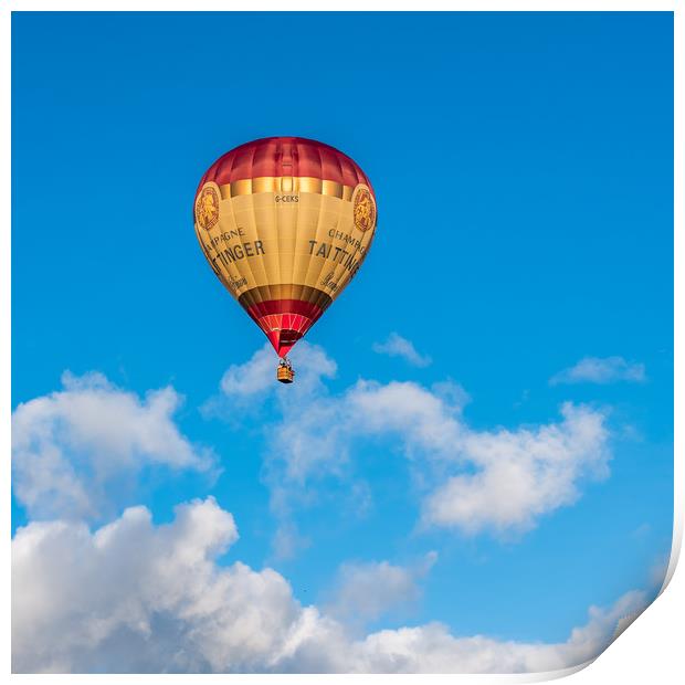 Strathaven Balloon Festival Flights Print by George Robertson