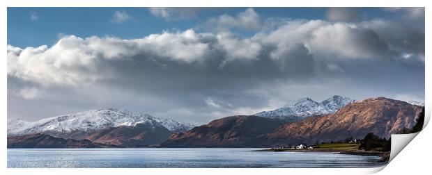 Looking over to Ardgour Penninsula Print by George Robertson