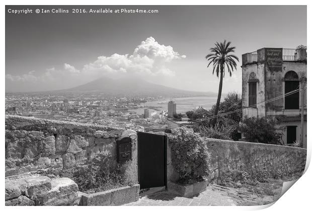 Naples and Vesuvius Print by Ian Collins