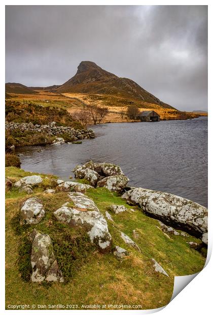 Llynnau Cregennen / Cregennan Lakes, Snowdonia Print by Dan Santillo