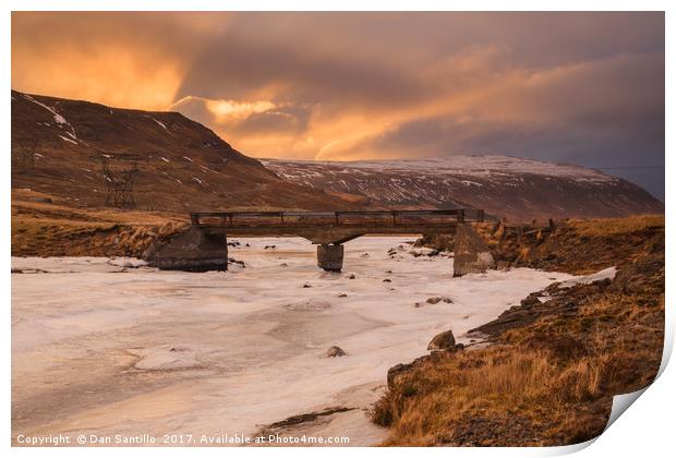 Hvalfjordur, Whale Fjord, Iceland Print by Dan Santillo