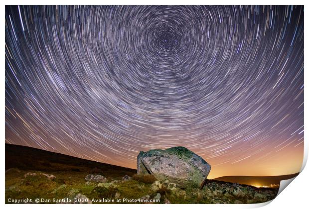 Sweyne's Howes, Rhossili Down Print by Dan Santillo