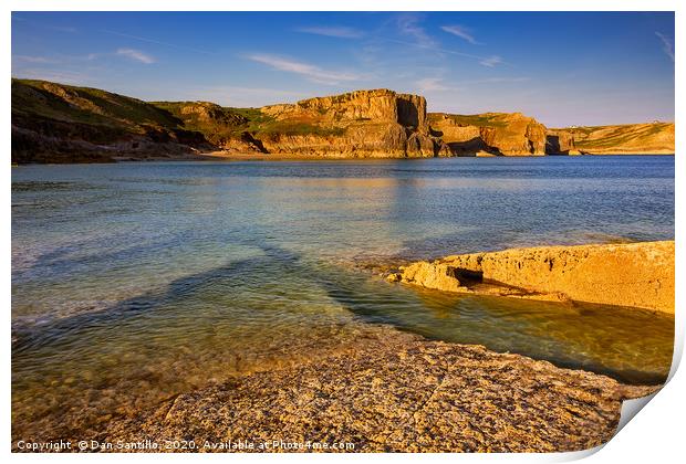 Fall Bay from Tears Point, Gower Print by Dan Santillo