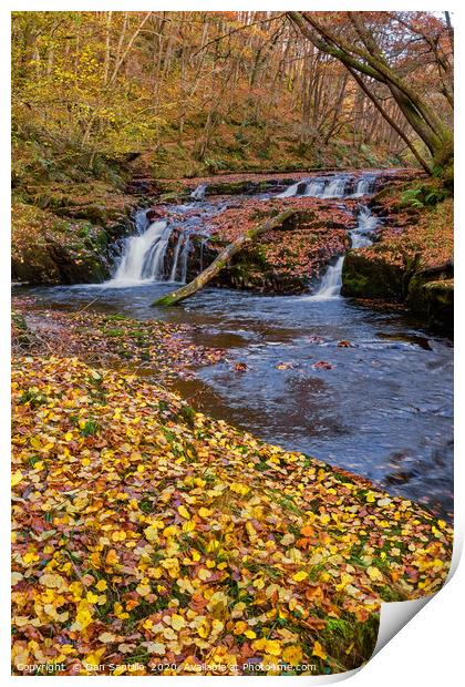 Afon Nedd Fechan, Brecon Beacons Print by Dan Santillo