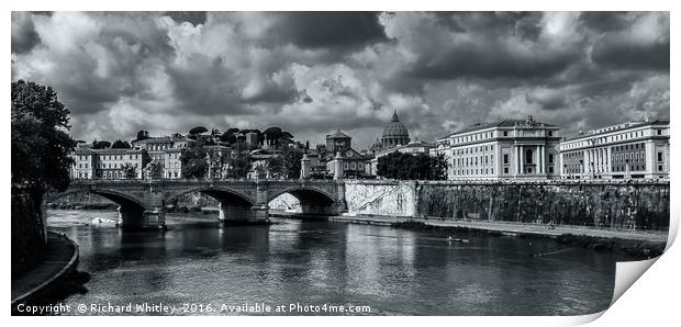 River Tiber Print by Richard Whitley