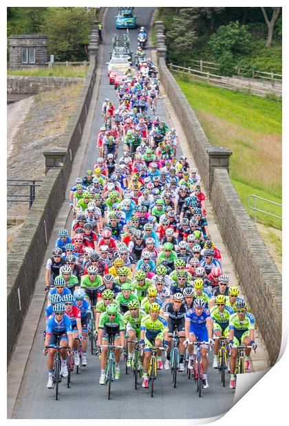 The Peloton Print by Andy Walker