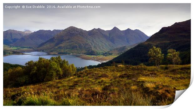    The Five Sisters of Kintail                     Print by Susan Cosier