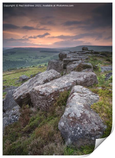 The Knuckle Stone Print by Paul Andrews