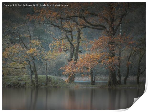 Rydal Water Print by Paul Andrews