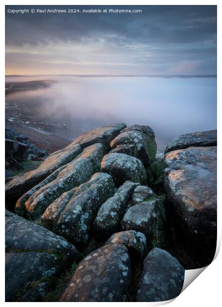 Curbar Edge Print by Paul Andrews