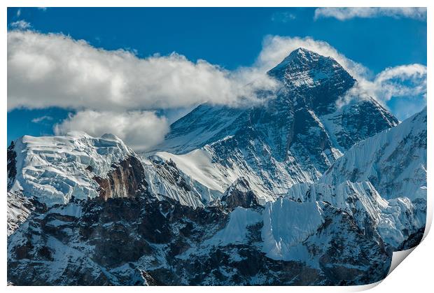 Mount Everest Print by Paul Andrews