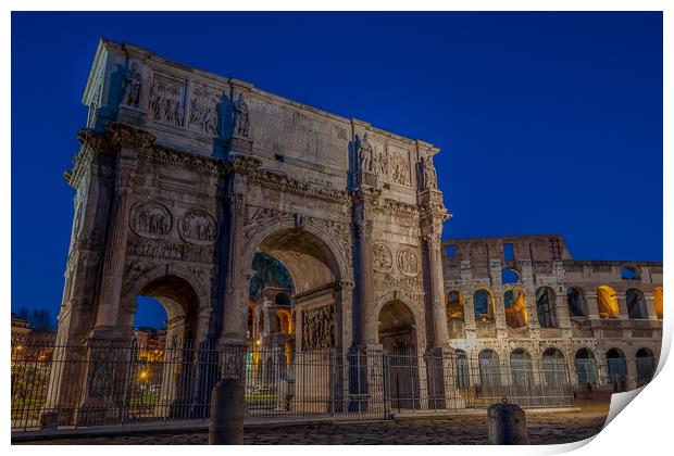 The Arch of Constantine Print by Paul Andrews