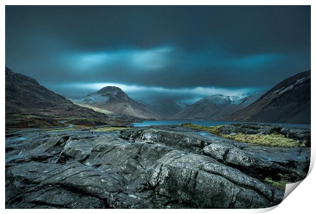 Wast Water Print by Paul Andrews