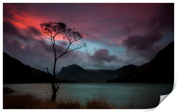  Buttermere Dawn Print by Paul Andrews